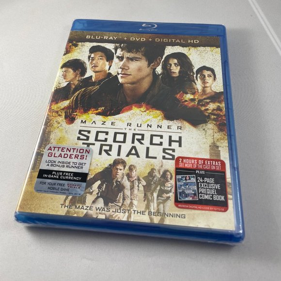 NEW Maze Runner: The Scorch Trials (Blu-ray/DVD Combo, 2015) - Picture 1 of 4